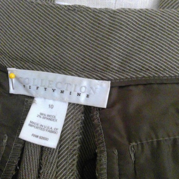 Collection Fifty Nine 2 Piece Pant Suit Size 10 - Picture 10 of 14